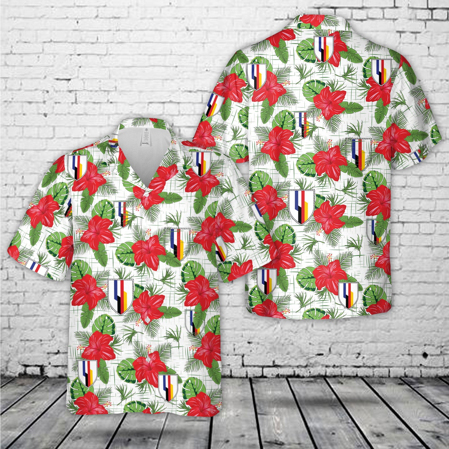 Franco-German Brigade Hawaiian Shirt