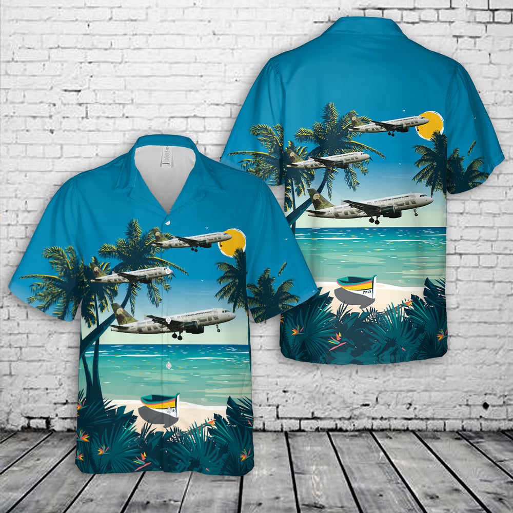 Frontier Airbus A319-111 N932FR Sarge the Bald Eagle Hawaiian Shirt