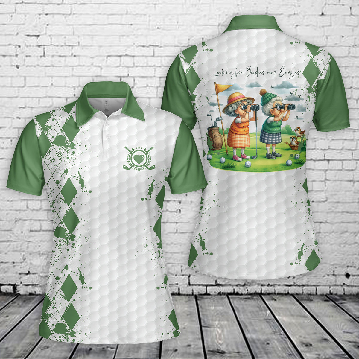 Funny Granny Golf Women's Polo Shirt