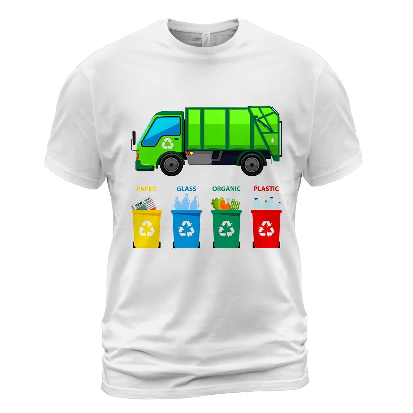 Garbage Day Trucks Waste Management Classic Unisex T-Shirt Gildan 5000 (Made In US)