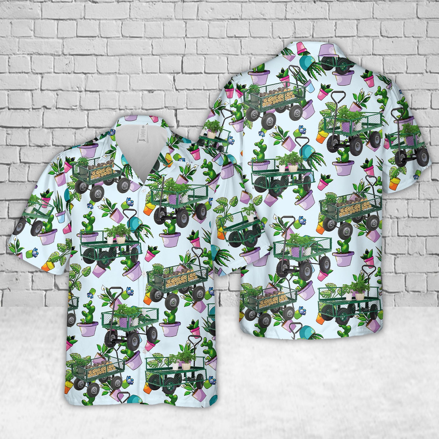 Garden Cart Hawaiian Shirt