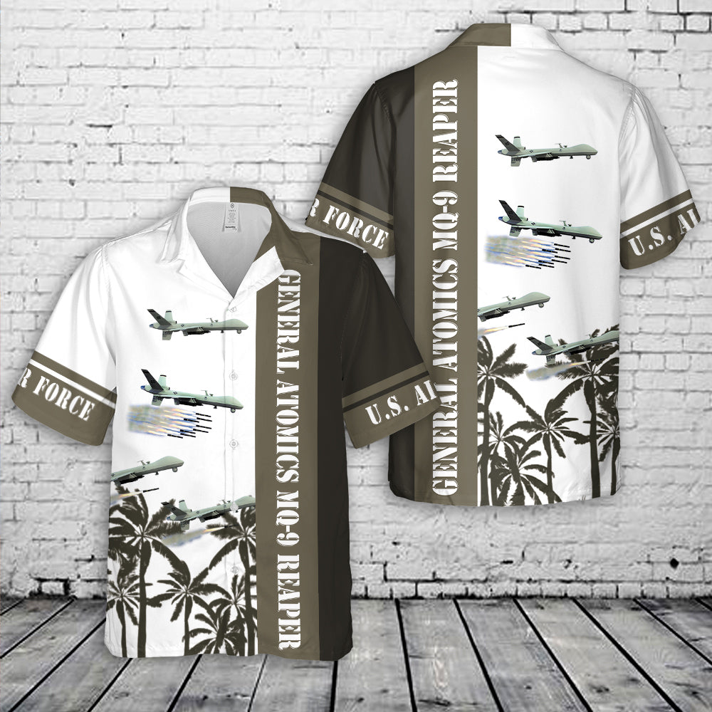 General Atomics MQ-9 Reaper Hawaiian Shirt