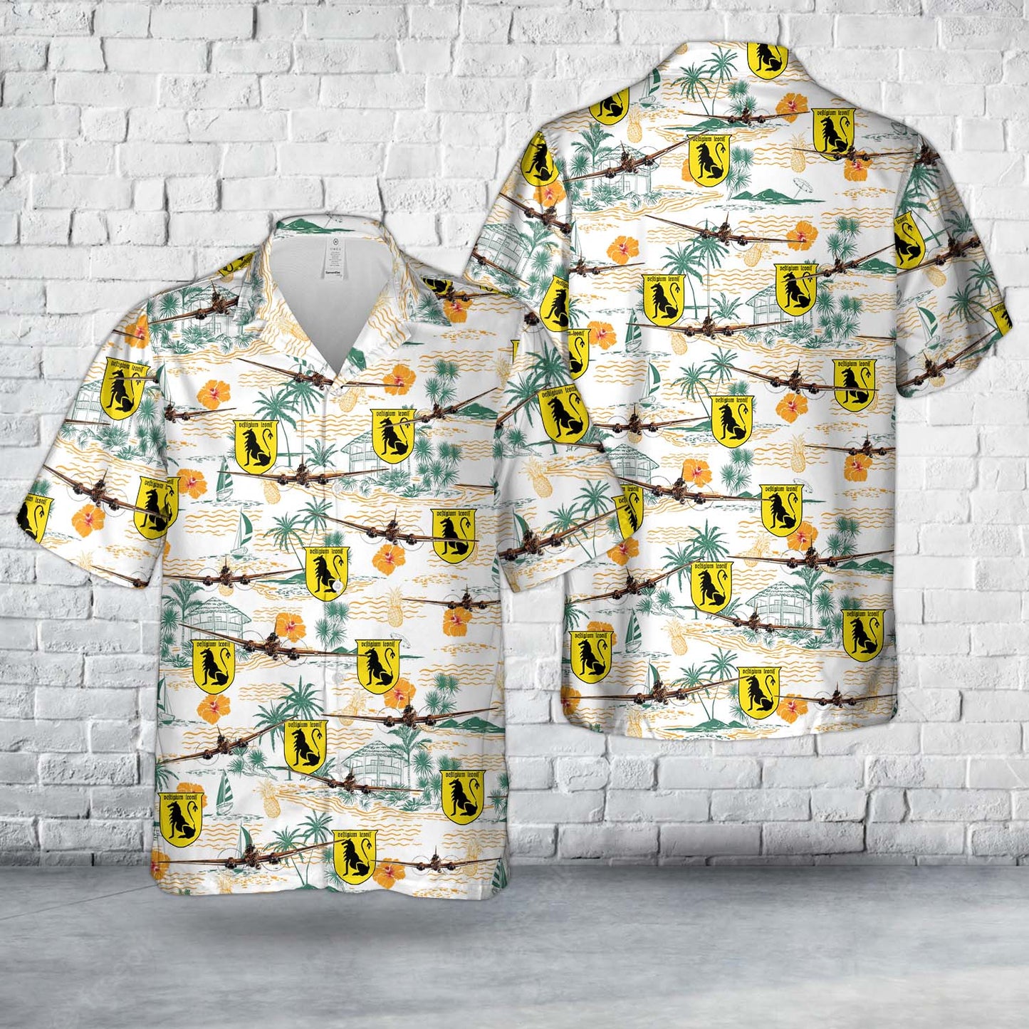 German Air Force Luftwaffe Heinkel He-111H-6 of Kampfgeschwader 26 In WWII Hawaiian Shirt