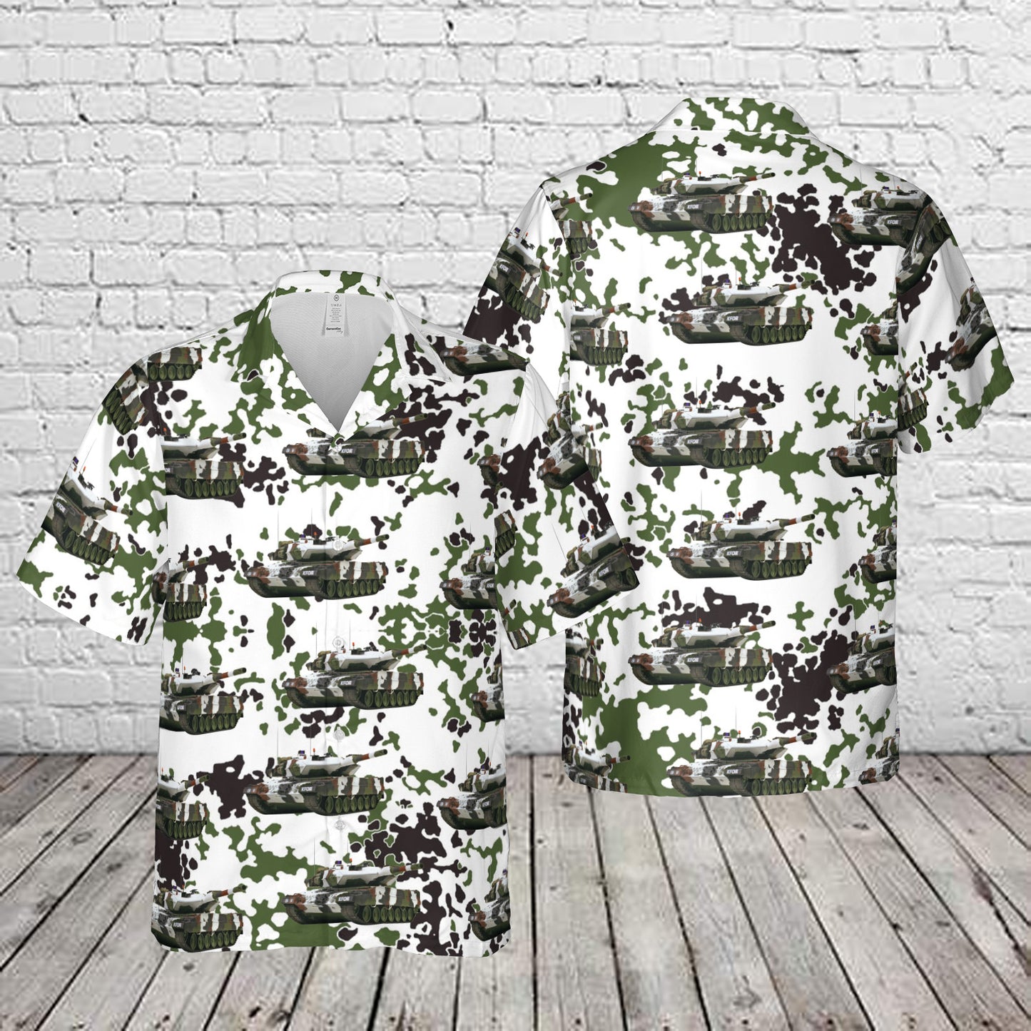 German Leopard 2A5 Winter Camo Battle Tank RTR 2.4GHz Christmas Hawaiian Shirt