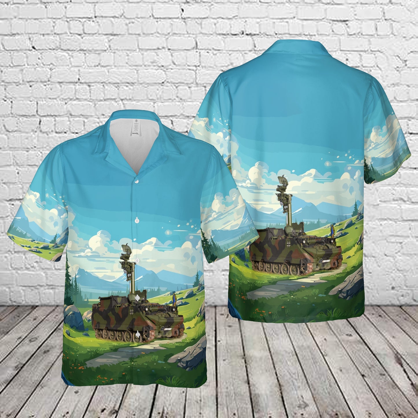 Germany Bundeswehr M113 G3 EFT GE A0 Trägerfahrzeug RATAC-S Hawaiian Shirt