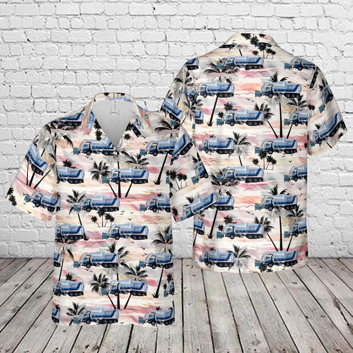 Gilton Solid Waste Management Hawaiian Shirt