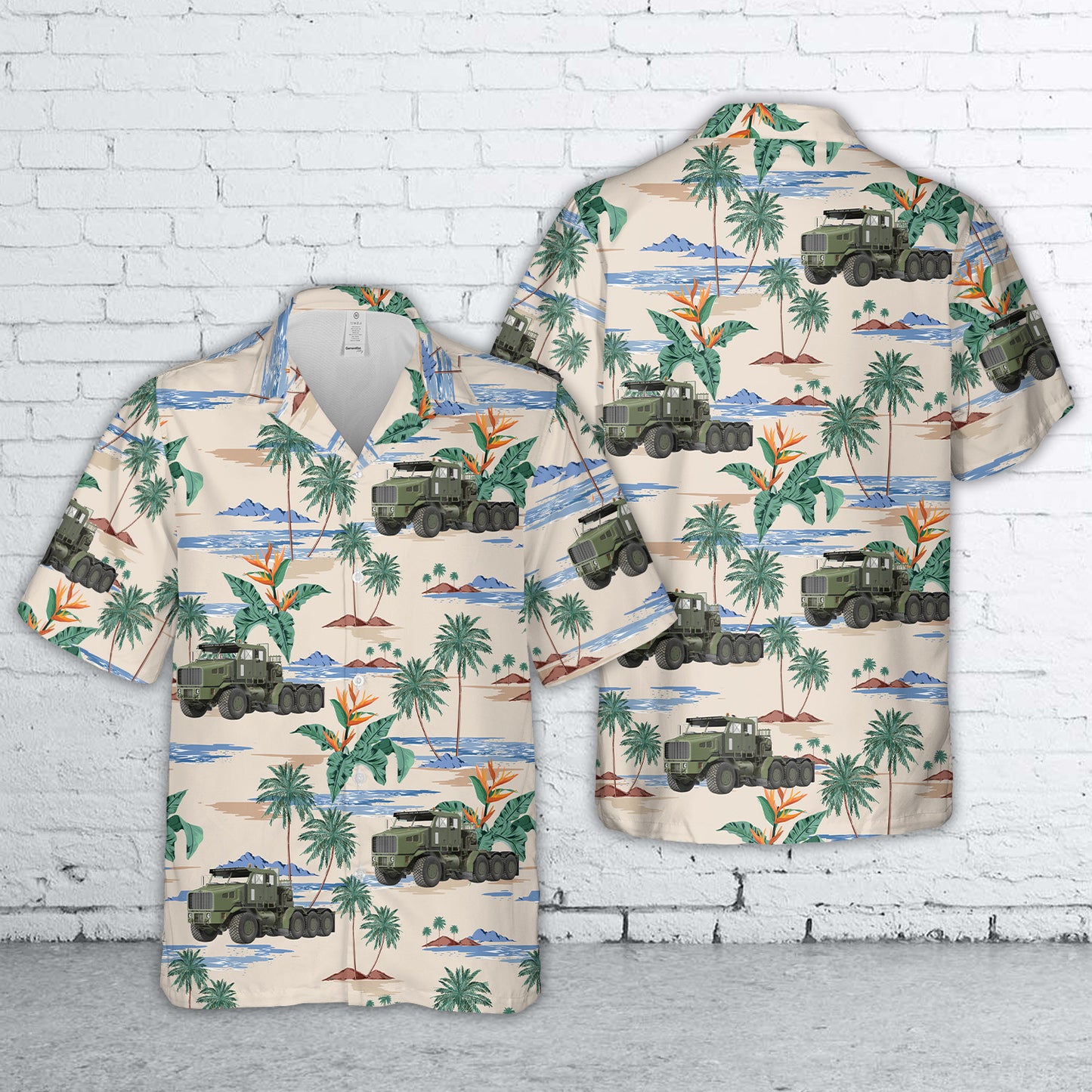 Global Het A1 - Oshkosh Defense Hawaiian Shirt