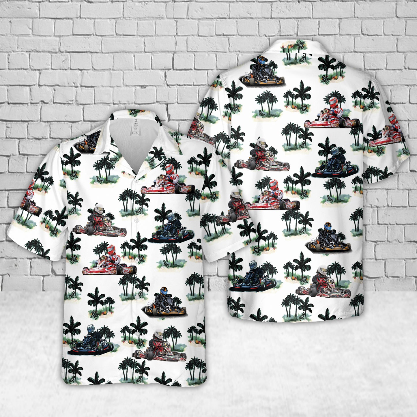 Go Kart Karting Racing Hawaiian Shirt