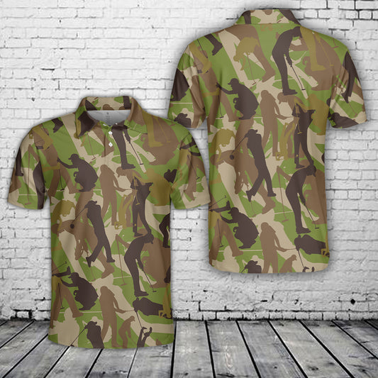 Goft Australian Army Camo, Father's Day Polo Shirt