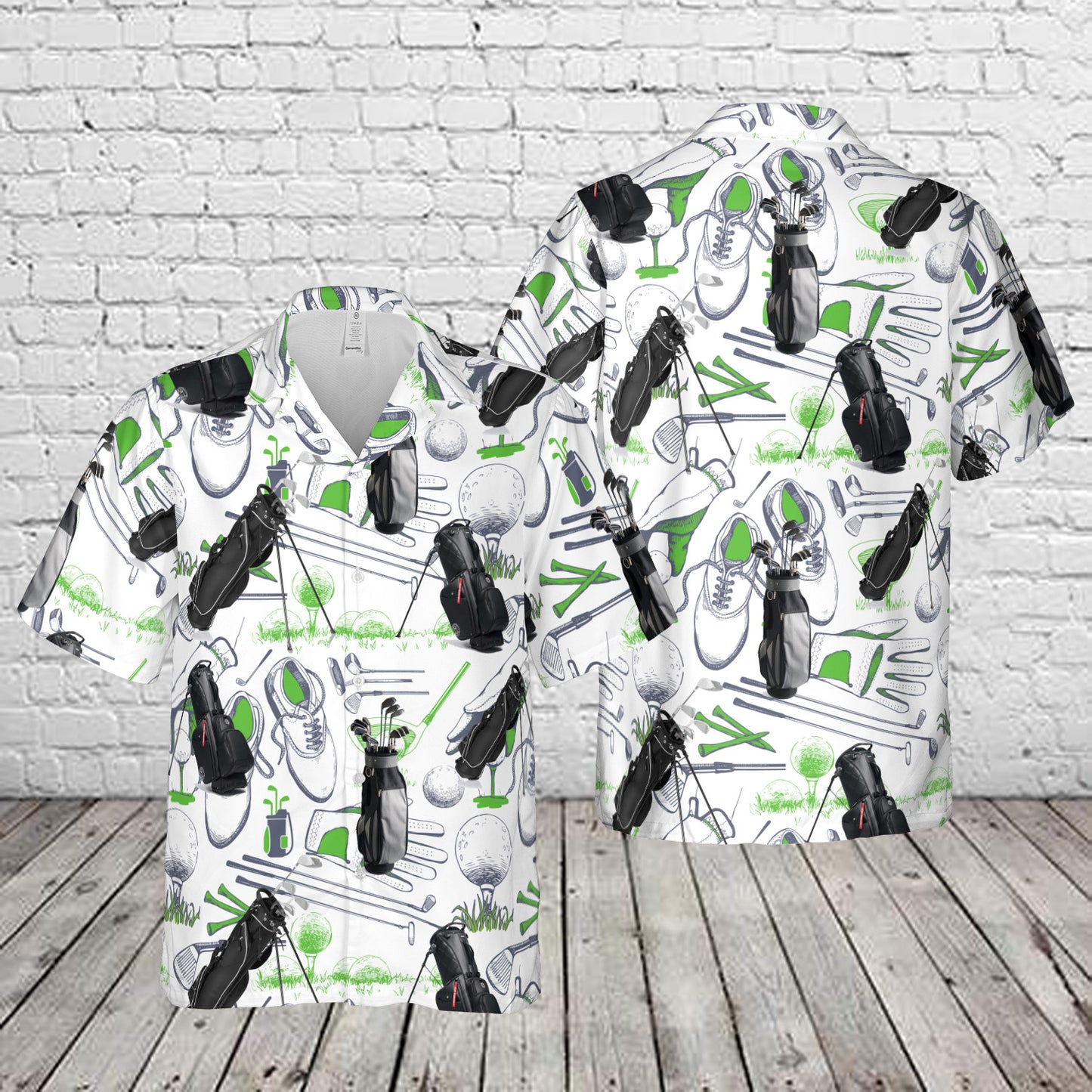Golf Bag Hawaiian Shirt