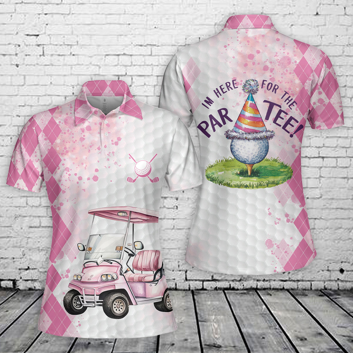 Golf Girl Here For the Par Tee Women's Polo Shirt