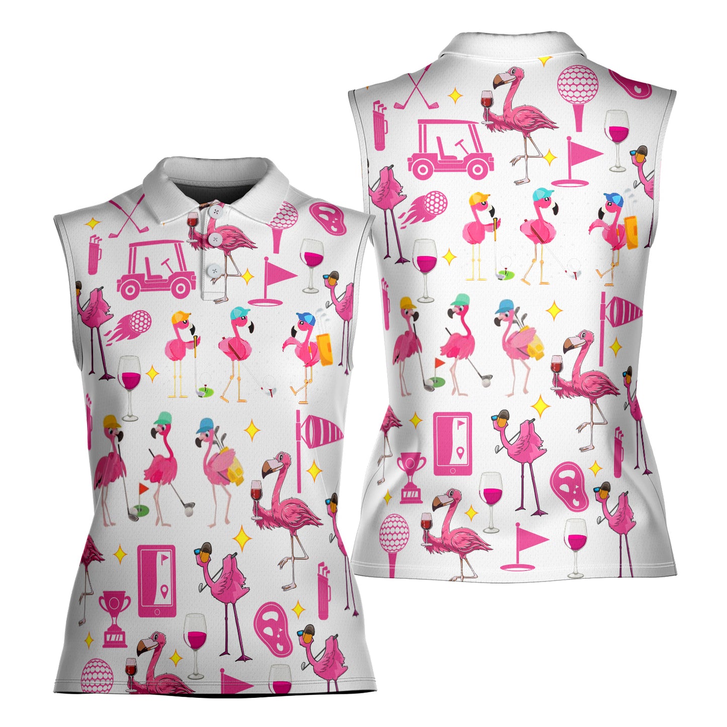 Golf Women's Sleeveless Athleisure Polo Shirt