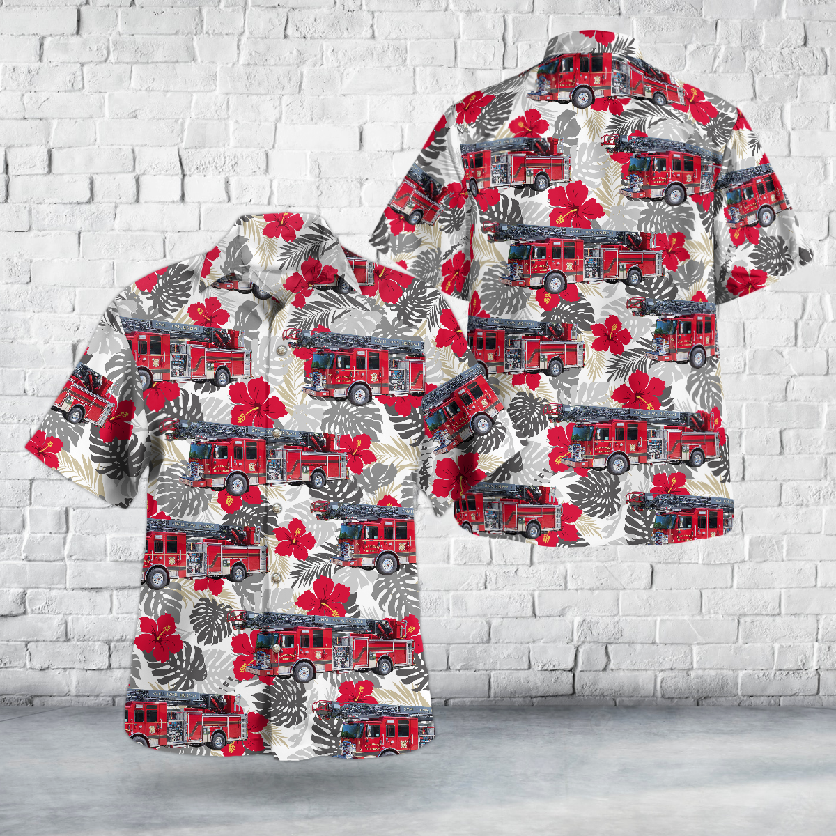 Gulf Shores, Alabama, Gulf Shores Fire Rescue Hawaiian Shirt