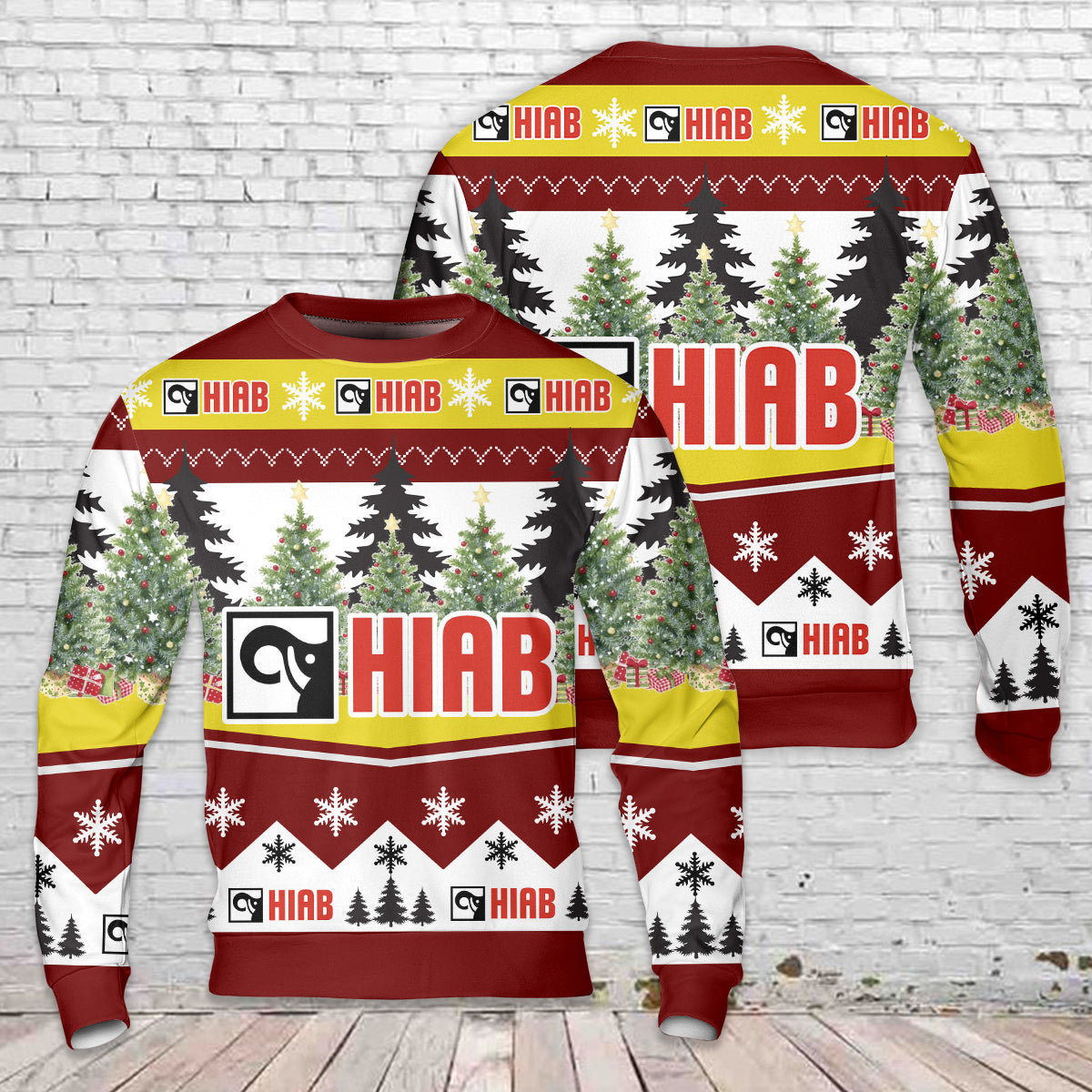 HIAB Elephant Christmas Sweater