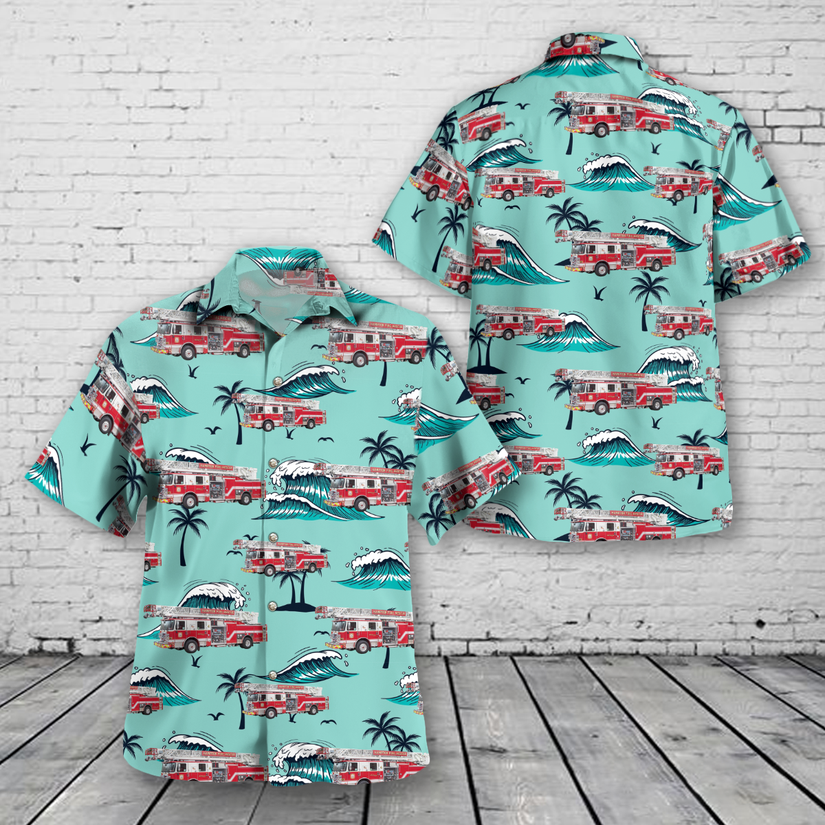 Hampton, Virginia, Hampton Division of Fire & Rescue Hawaiian Shirt