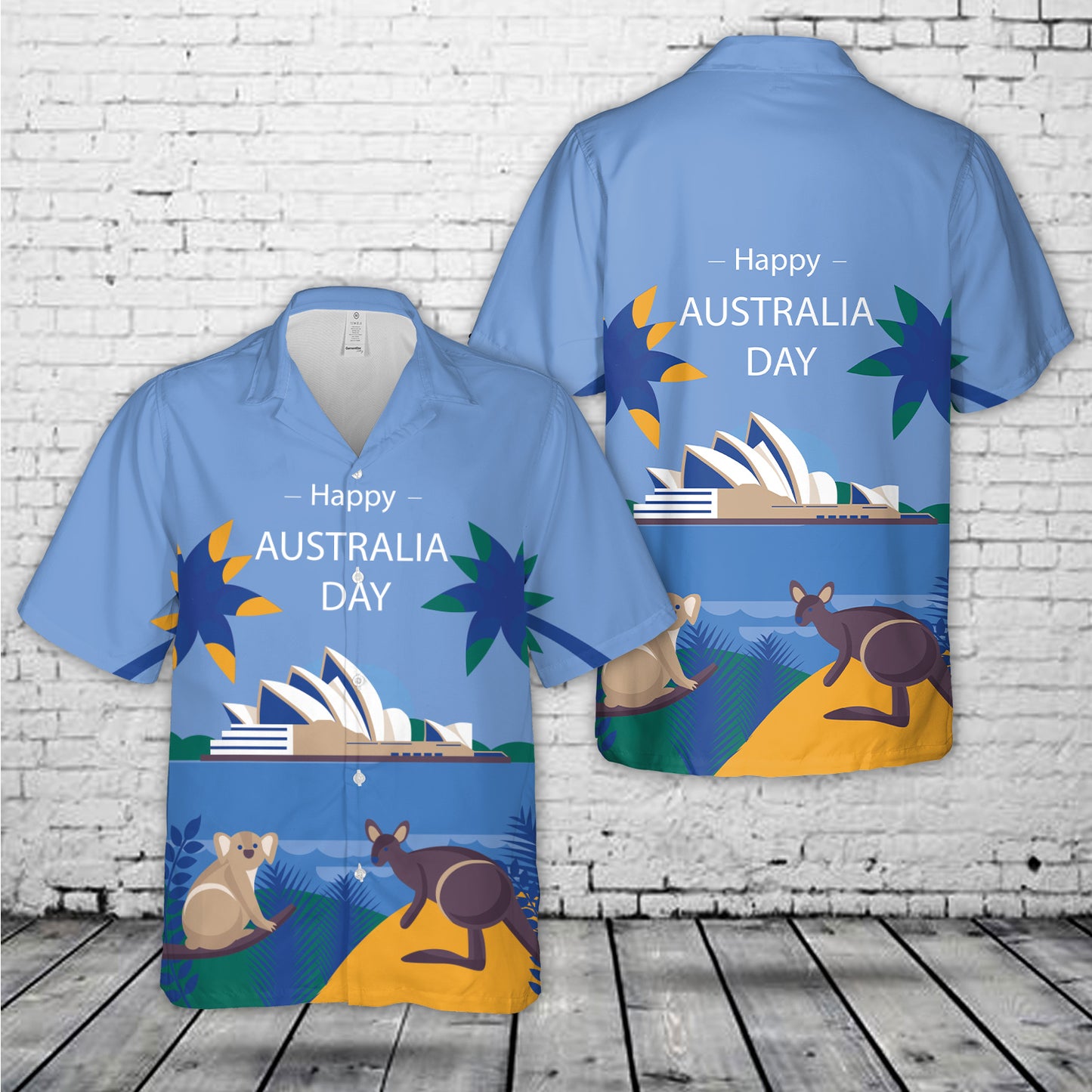 Happy Australia Day Hawaiian Shirt