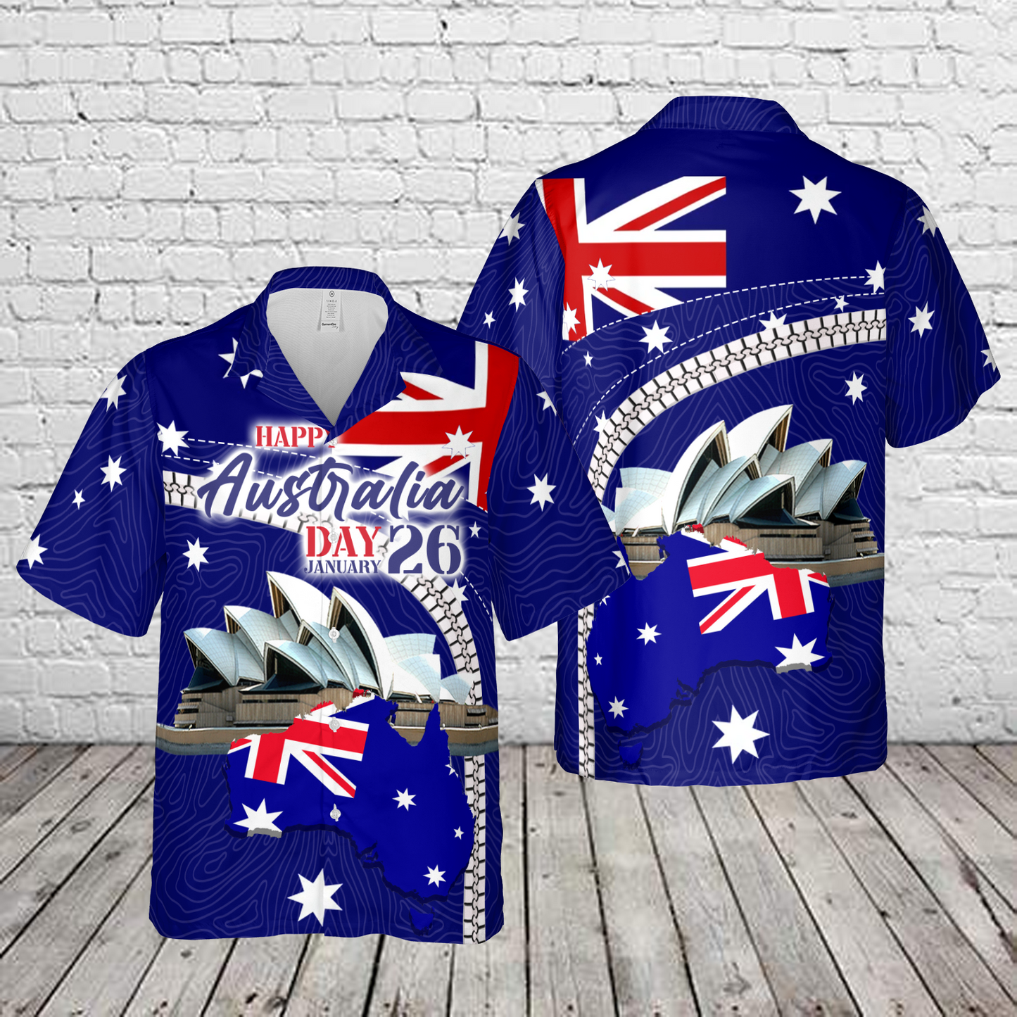 Happy Australia Day January 26 Hawaiian Shirt