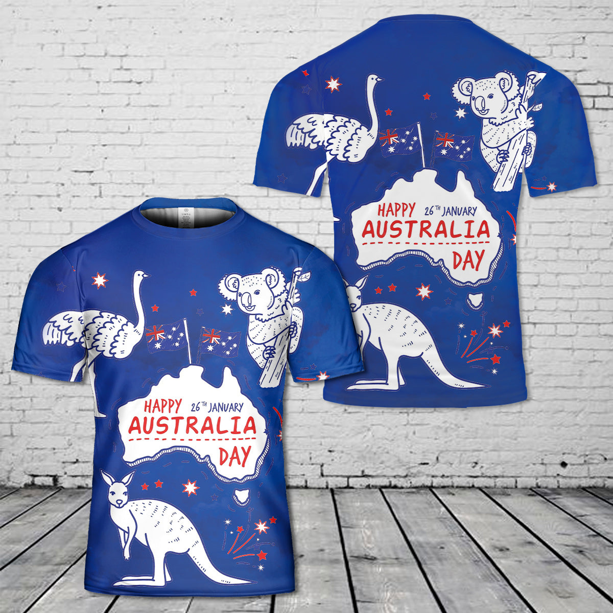 Happy Australia Day T-Shirt 3D