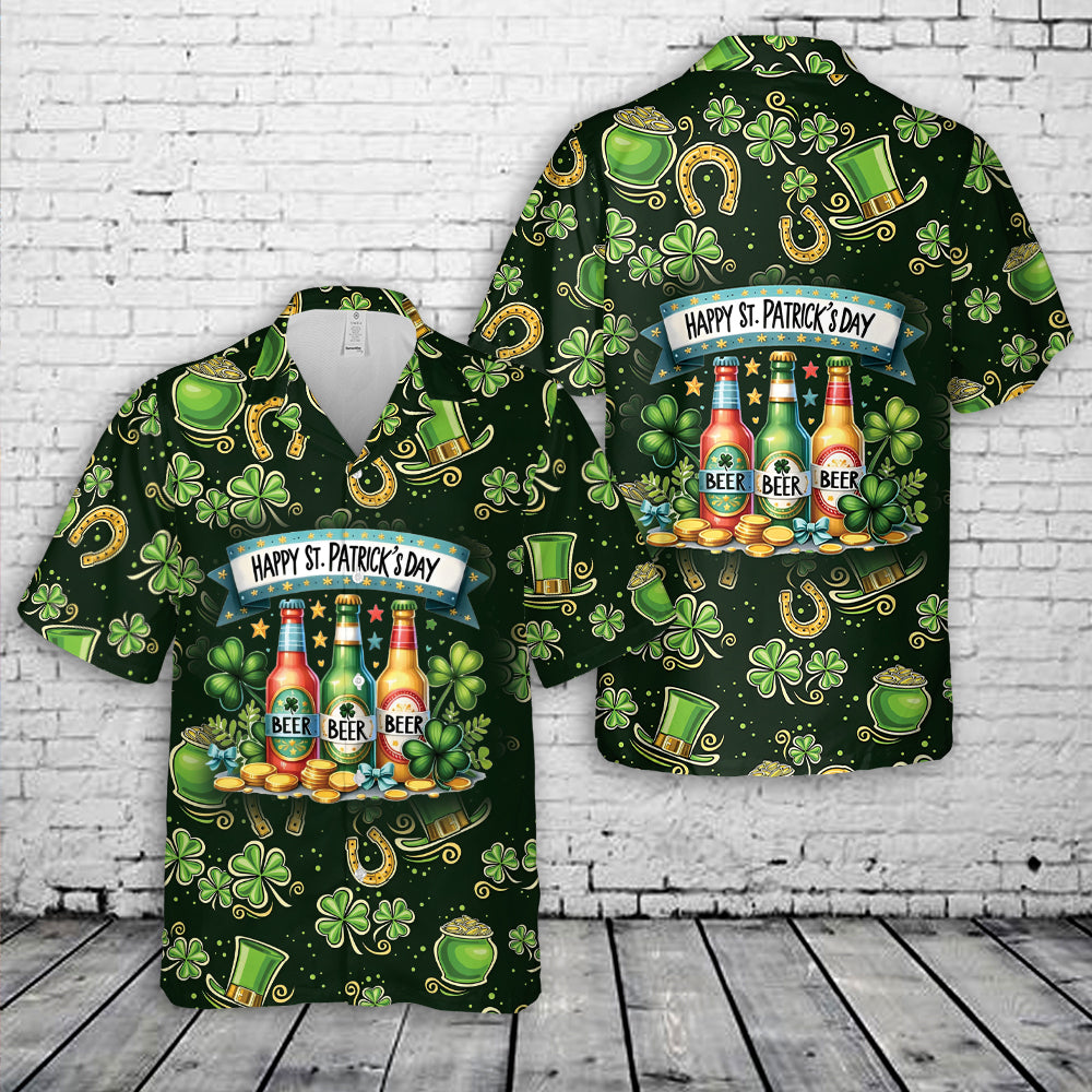 Happy St Patrick's Day Beer Hawaiian Shirt