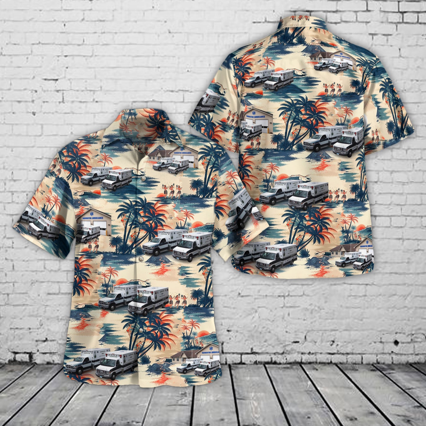 Harwinton, Connecticut, Harwinton EMS Hawaiian Shirt