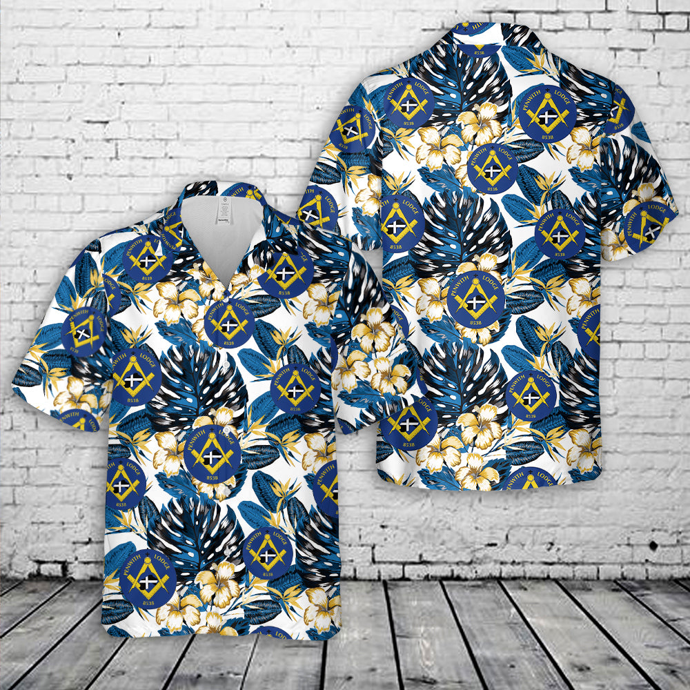 Hayle, United Kingdom, Penwith Lodge No.8538 of Cornwall Freemasons Hawaiian Shirt