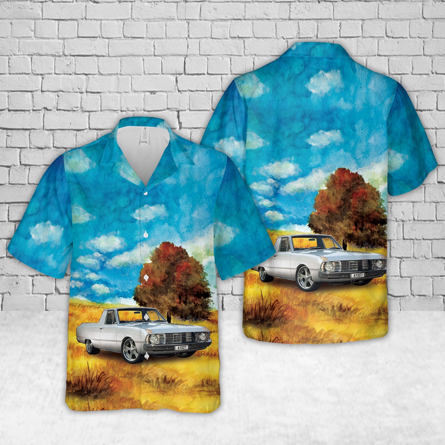 Hemi 265-powered 1970 Valiant VG ute Hawaiian Shirt