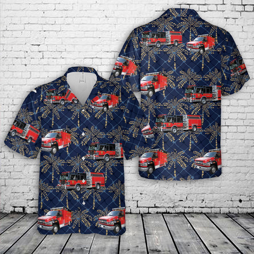 Herald Harbor Volunteer Fire Department, Crownsville, Maryland Hawaiian Shirt