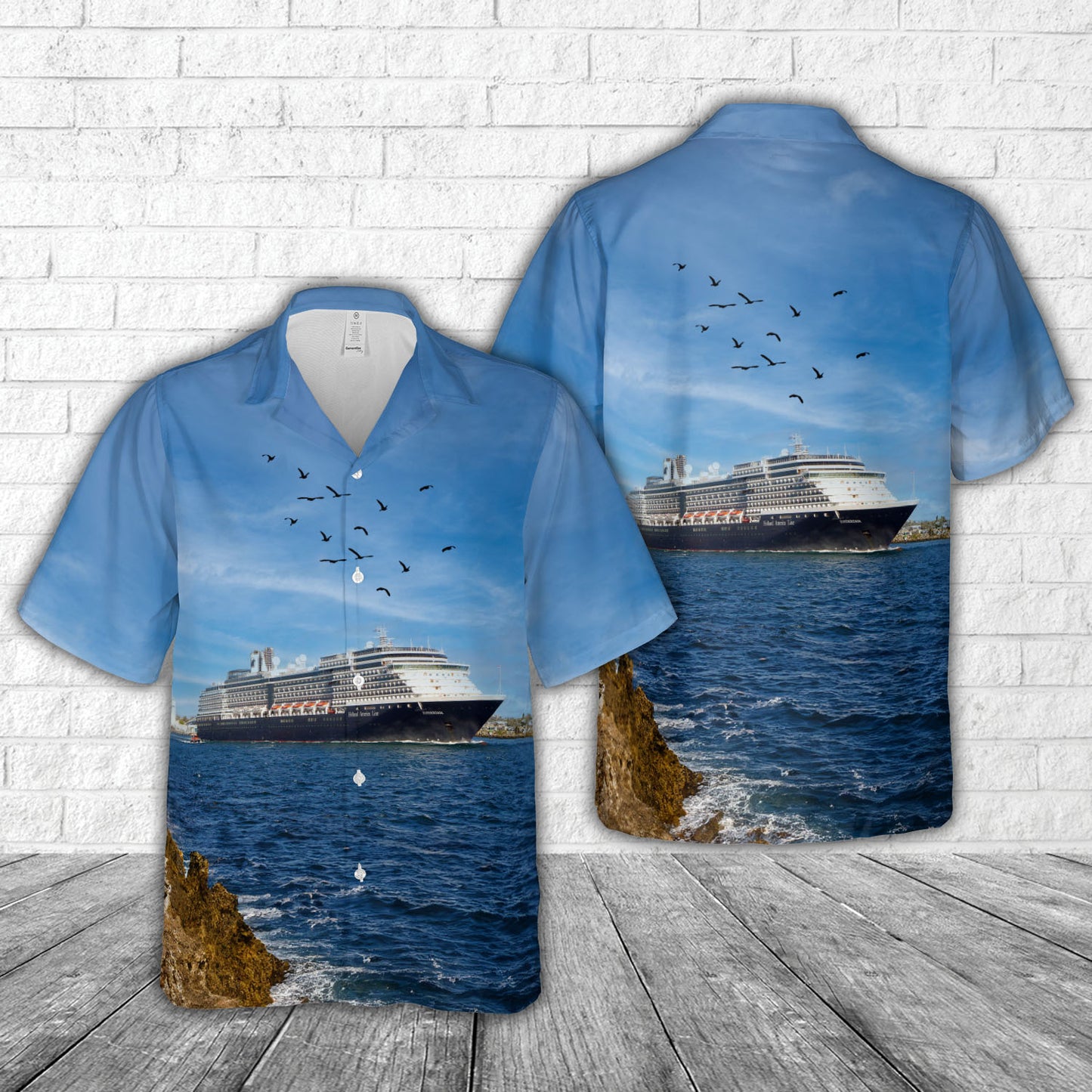 Holland America Line MS Zuiderdam Hawaiian Shirt