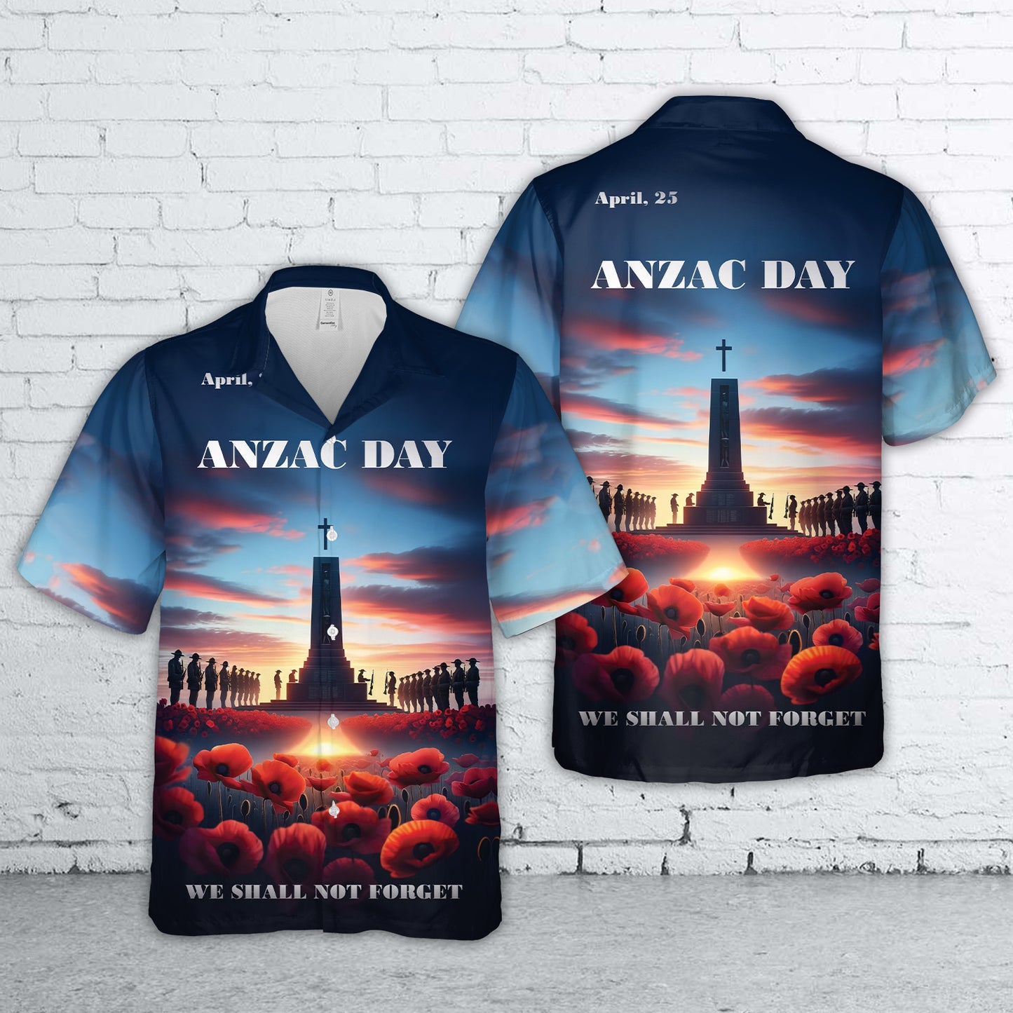 Honouring Anzac Day Hawaiian Shirt