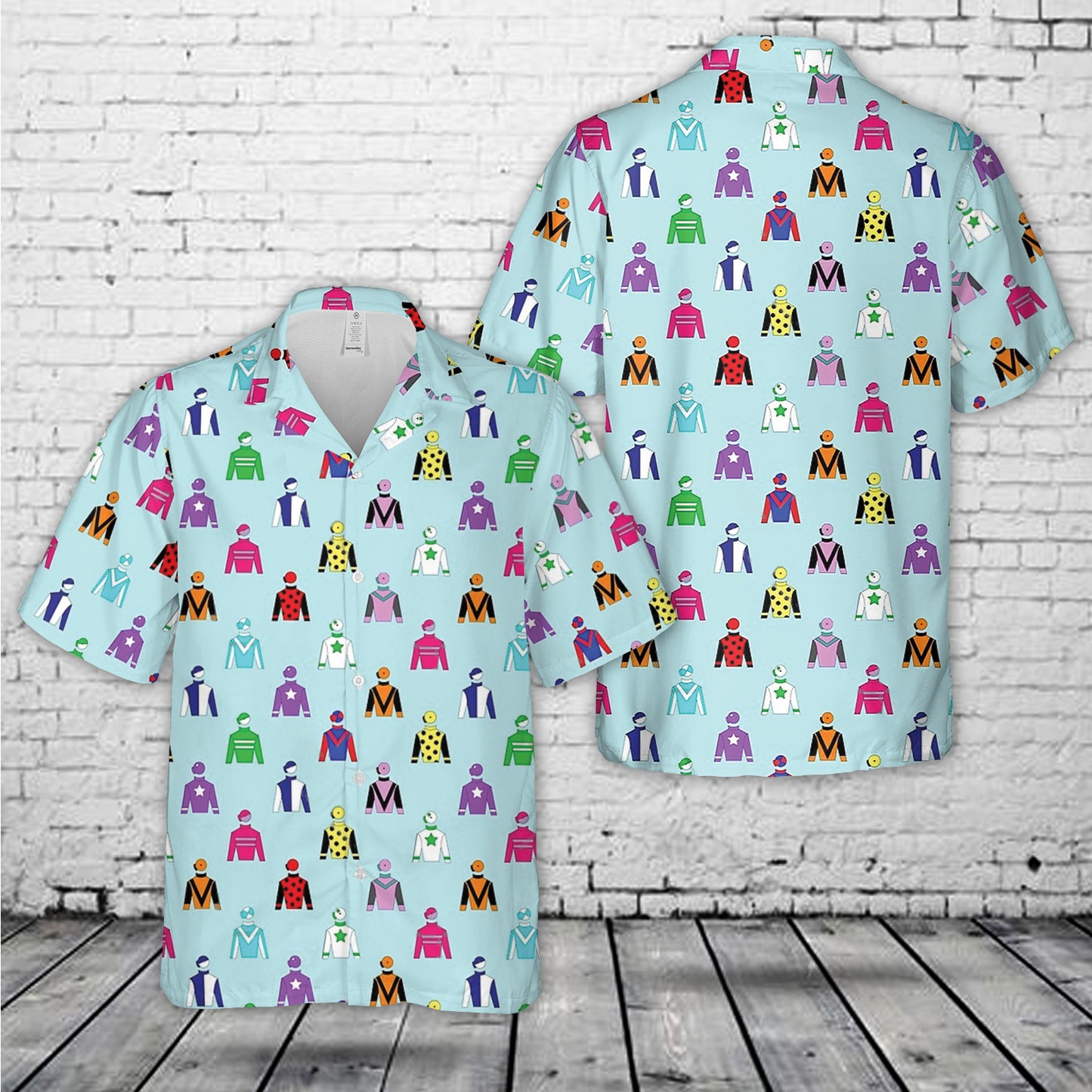 Horse Racing Jockey Silks Hawaiian Shirt