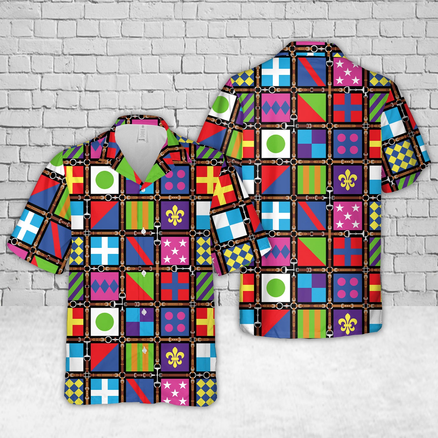 Horse racing Print Jockey Uniform Seamless 1 Hawaiian Shirt