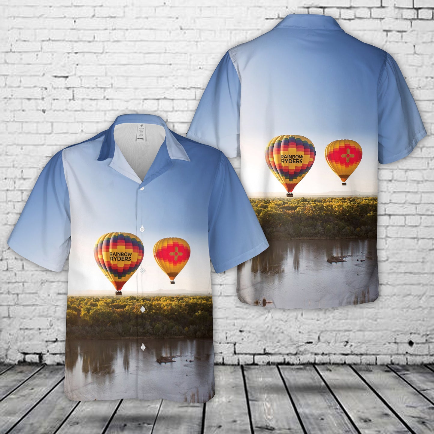 Hot Air Balloon Rides Albuquerque, New Mexico Hawaiian Shirt
