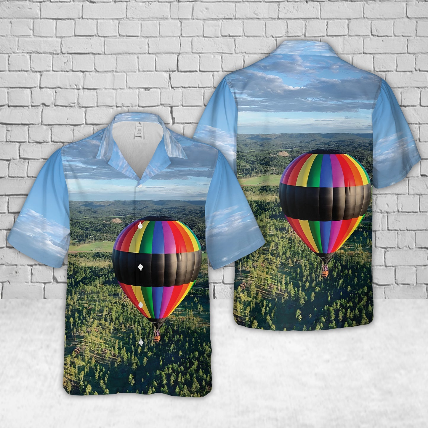 Hot Air Balloon Rides Custer, South Dakota Hawaiian Shirt