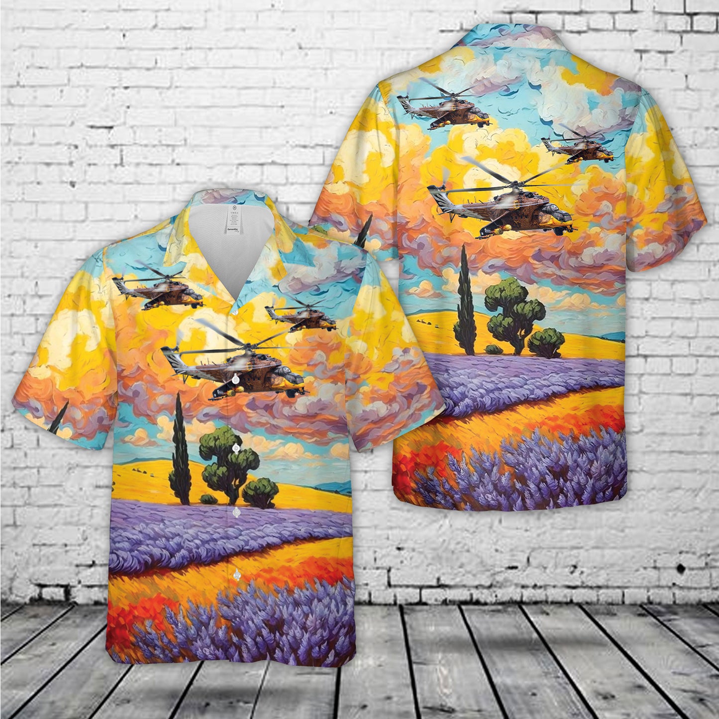 Hungary Air Force Mil Mi-24V Hawaiian Shirt