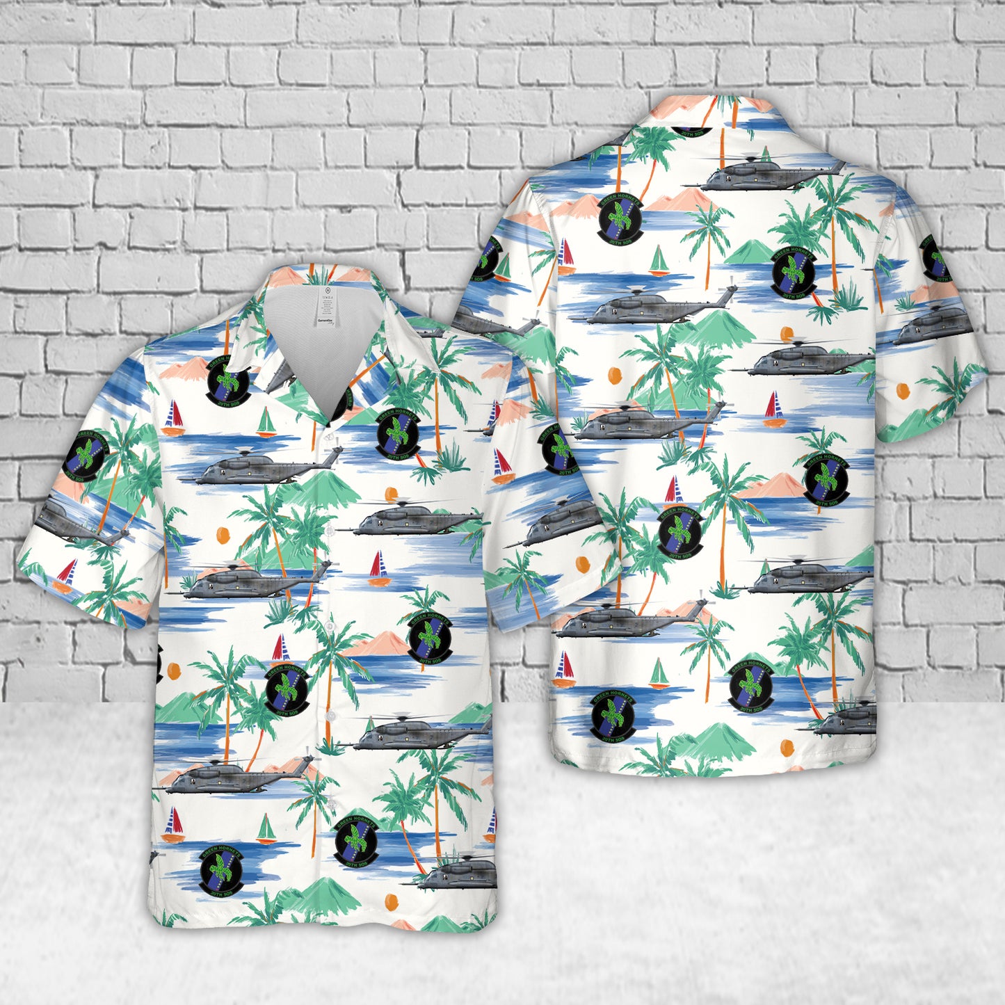 Hurlburt Field, Florida, 20th Special Operations Squadron MH-53J Pave Low Hawaiian Shirt