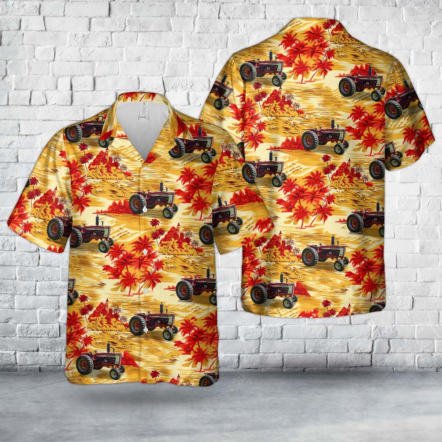 IH Farmall 1026 Tractor Hawaiian Shirt