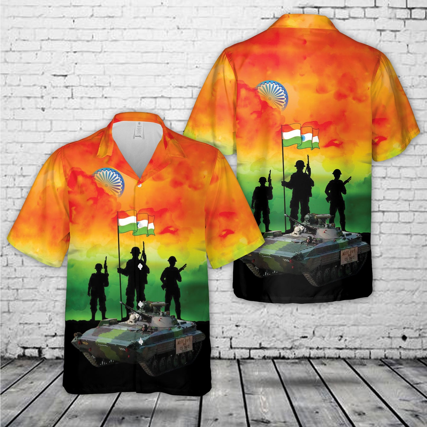 Indian Army BMP-2 "Sarath", Happy Independence Day India Hawaiian Shirt
