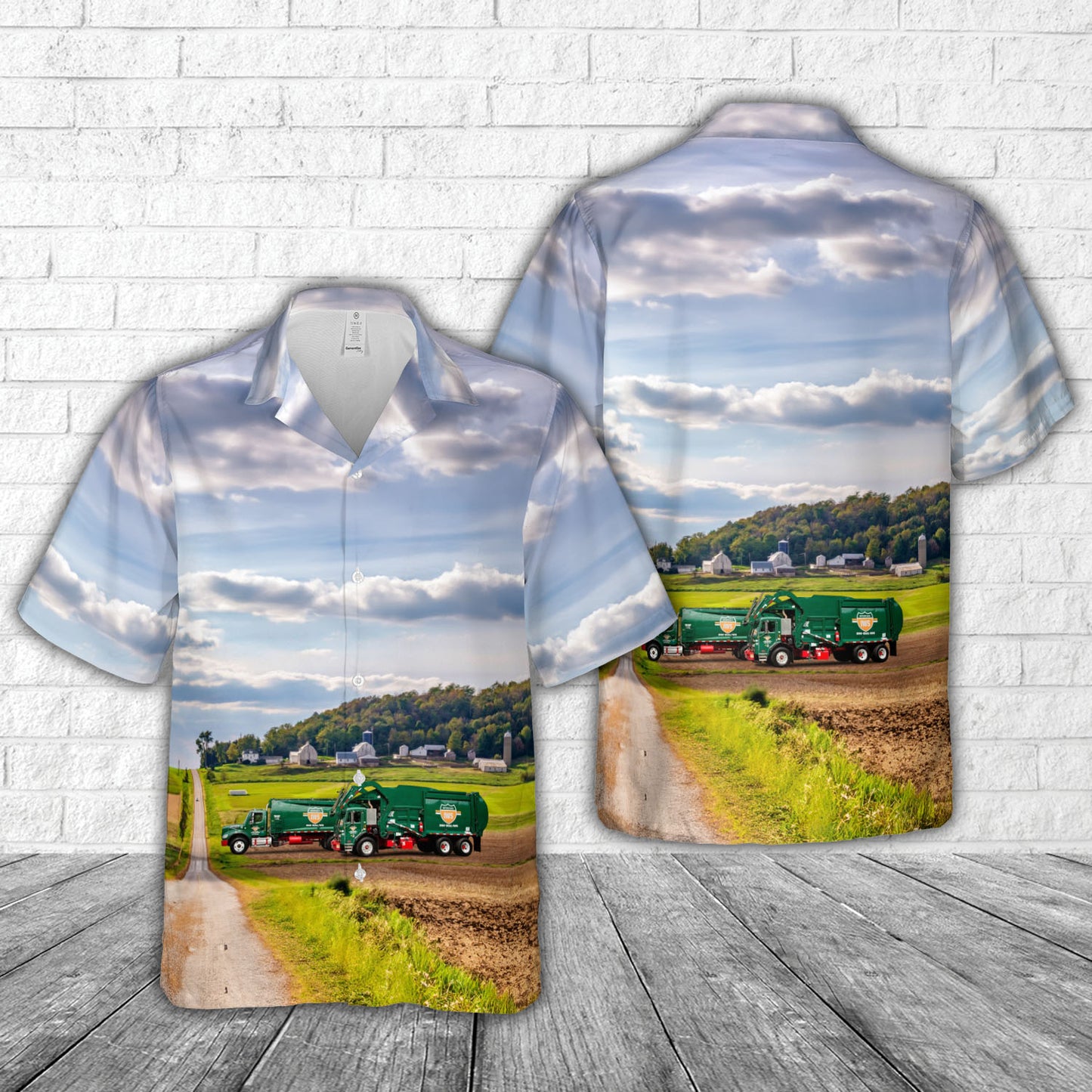 Interstate Waste Services Hawaiian Shirt