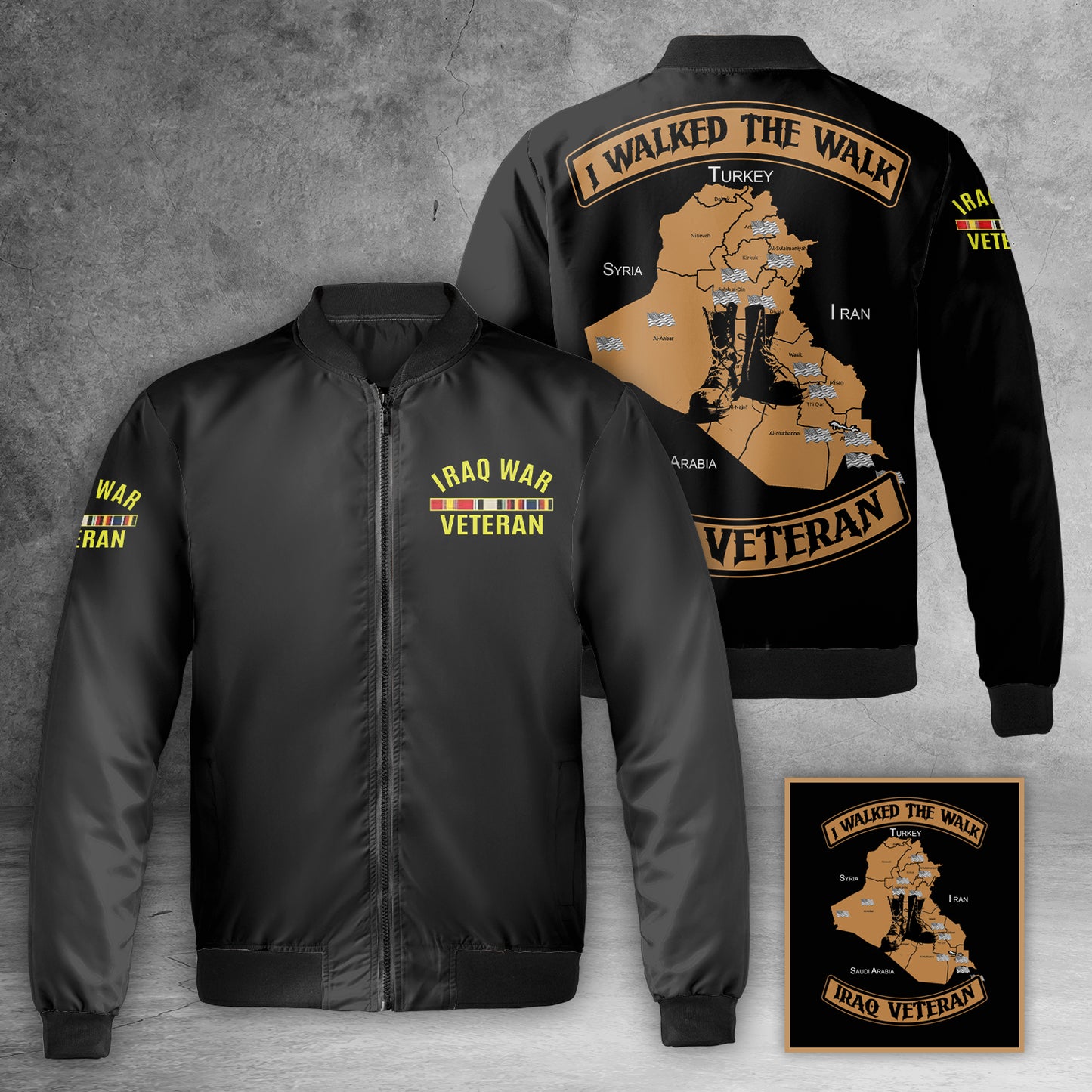Iran War Veteran AOP Bomber Jacket