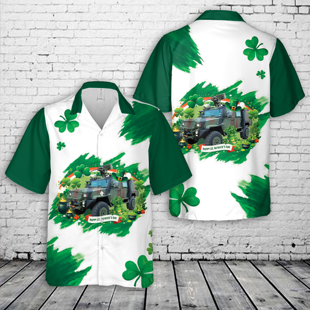 Irish Army RG-32M Light Tactical Vehicle (LTV), St Patrick's Day Hawaiian Shirt