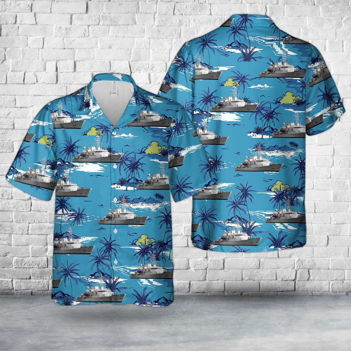 Irish Naval Service LÉ Niamh (P52) Hawaiian Shirt