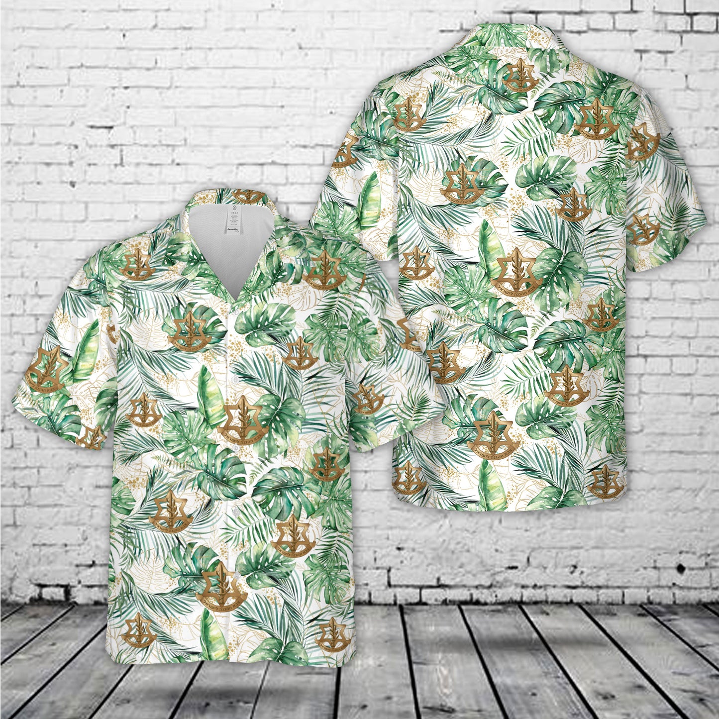 Israel Defence Forces Emblem Hawaiian Shirt