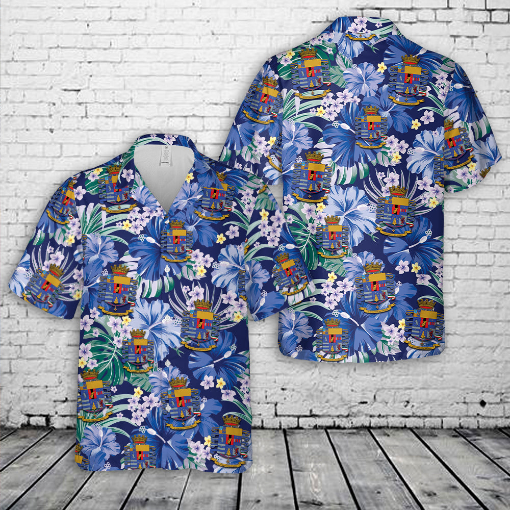 Italian Army 4th Alpini Paratroopers Regiment Hawaiian Shirt