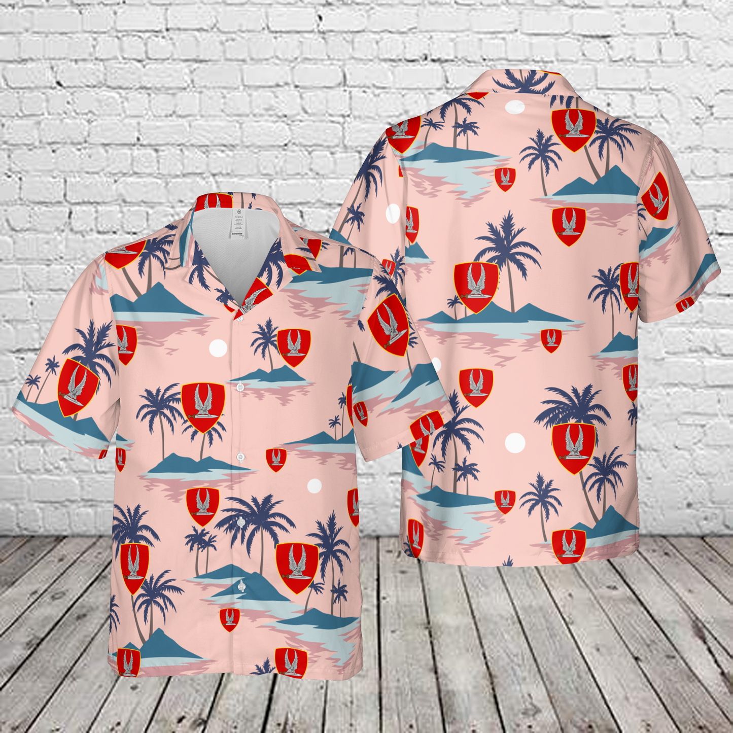 Italian Army Special Forces Command Hawaiian Shirt