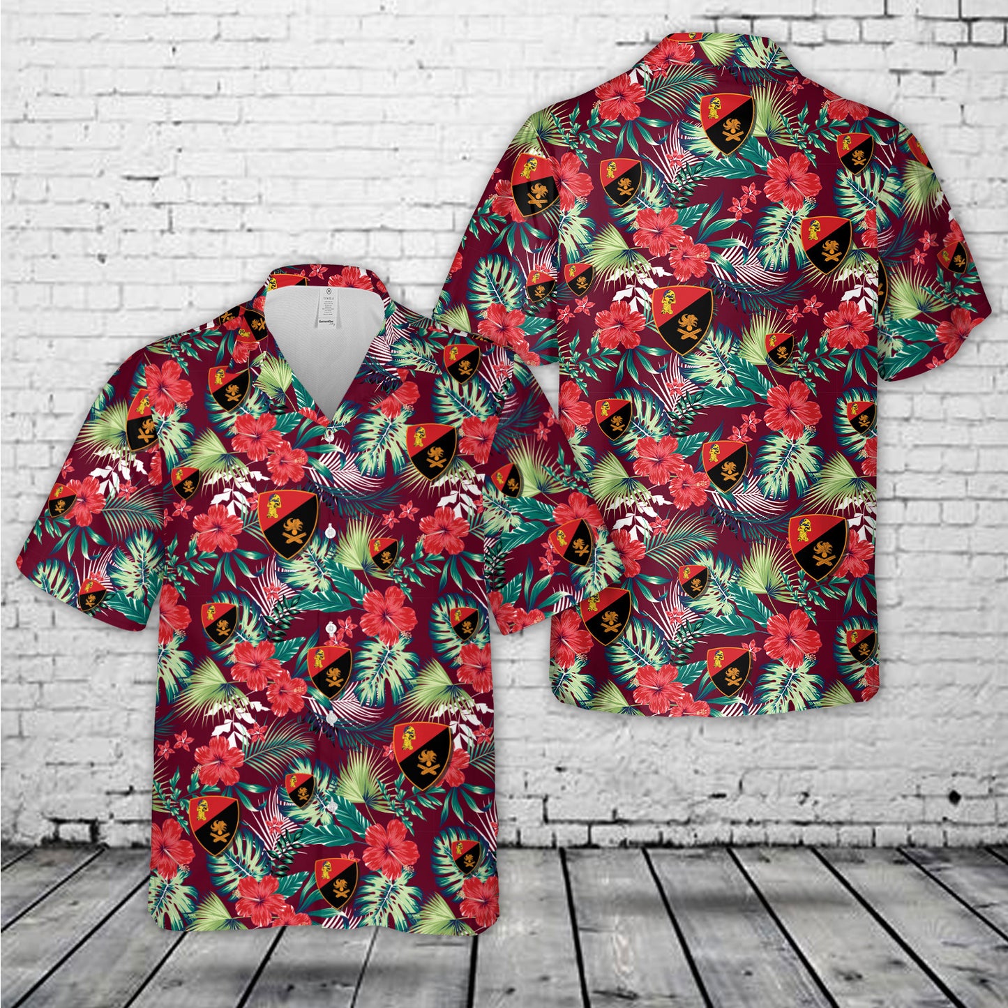 Italian Army Artillery Command Hawaiian Shirt