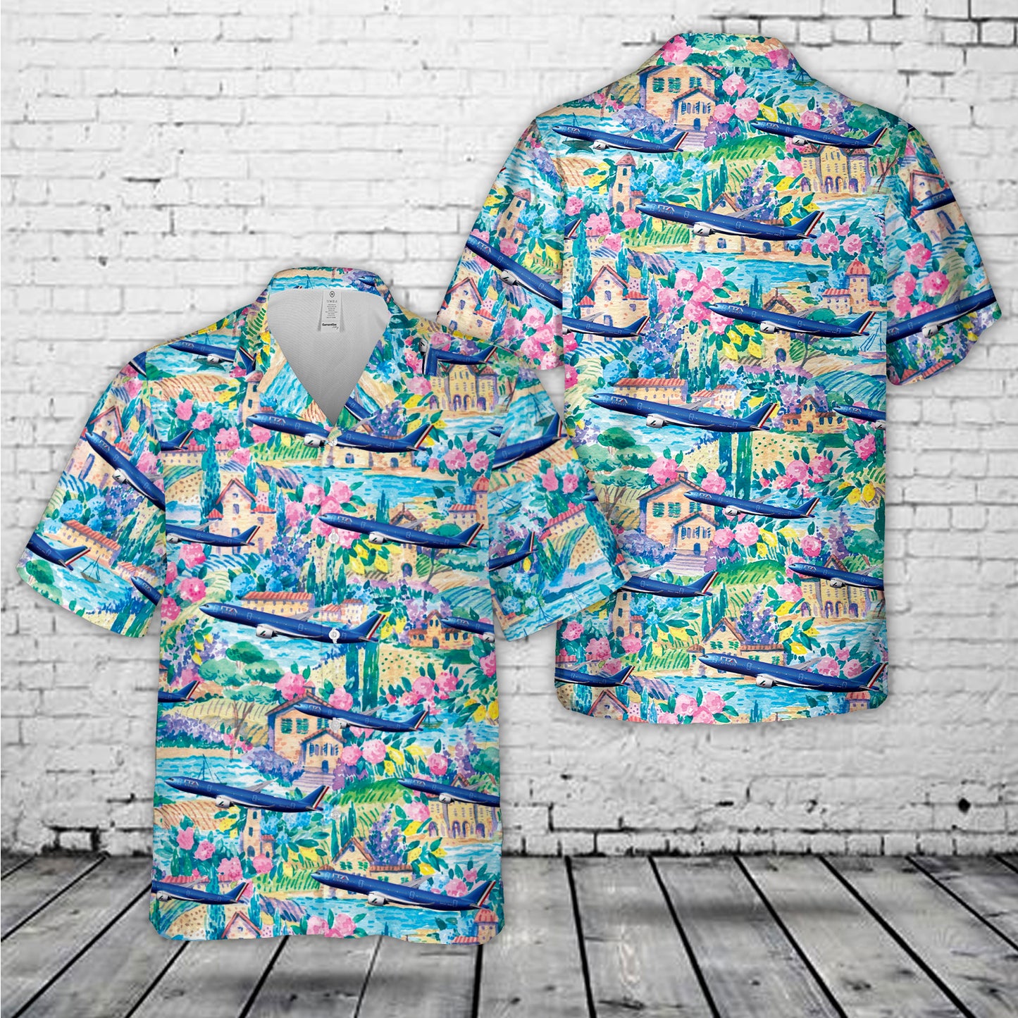 Italy ITA Airways Airbus A330-941 Hawaiian Shirt