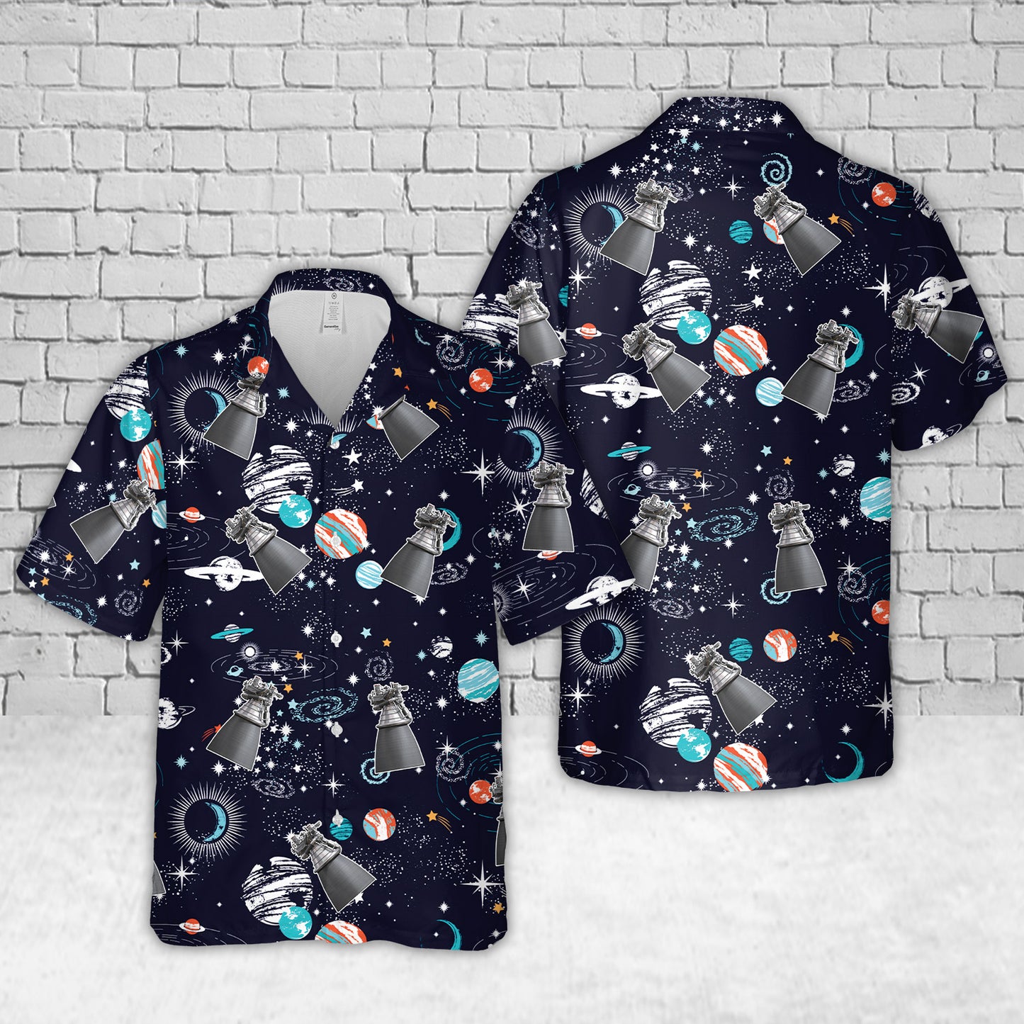 J-2X rocket engine Hawaiian Shirt