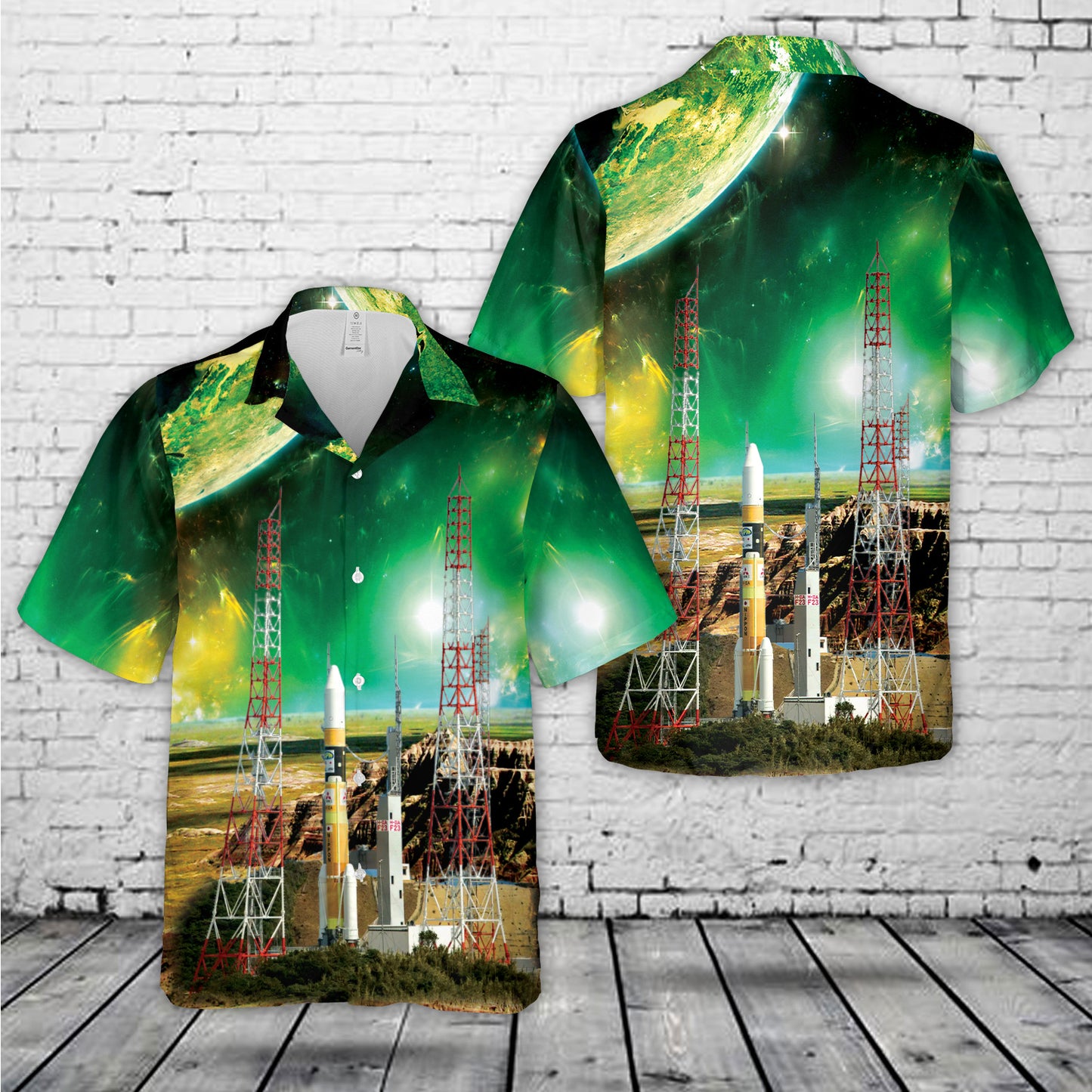JAXA H-IIA rocket Hawaiian Shirt