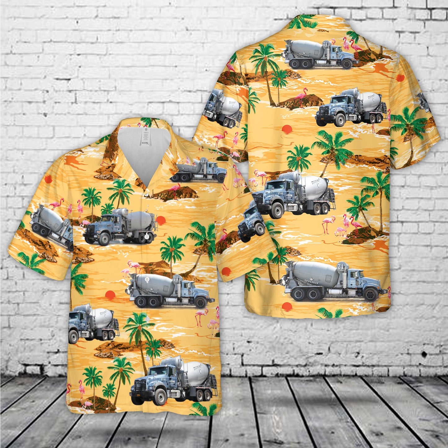 Jenna Concrete Mack Granite mixer Hawaiian Shirt