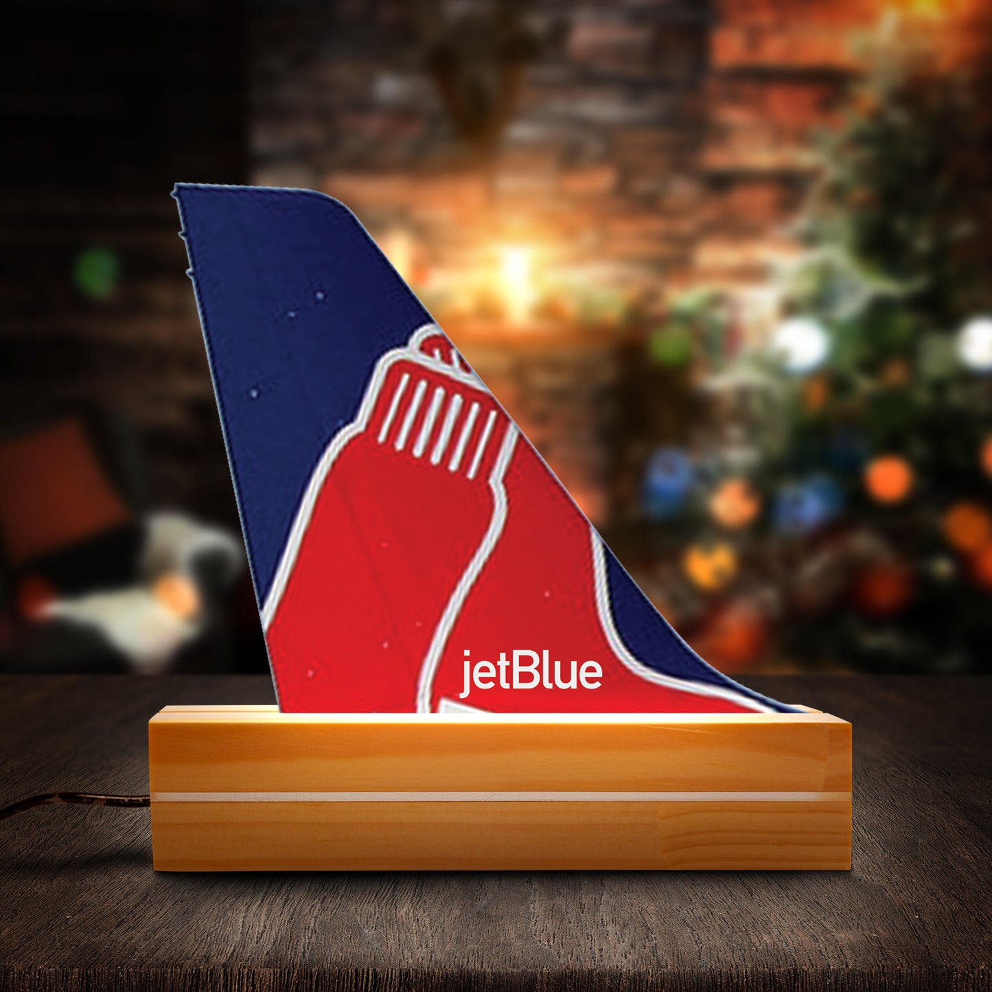 JetBlue Airways "Blue Monster" Custom Shape Photo Night Light